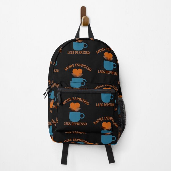 Item preview, More Espresso Less Depresso - Funny COFFE ADDICT designed and sold by Raiko-art.