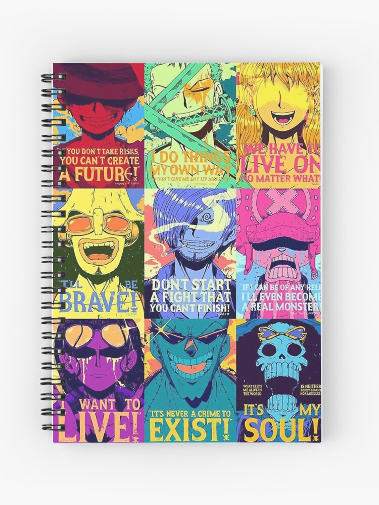 One Piece Going Merry Bounty Spiral Notebook by Anime One Piece