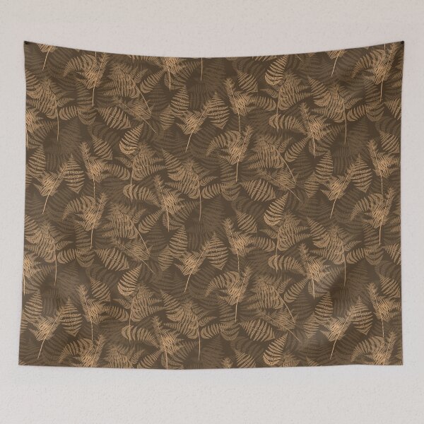 Item preview, Ferns Soft Tan Half-Drop Repeat 5748 designed and sold by Art in My Loft.