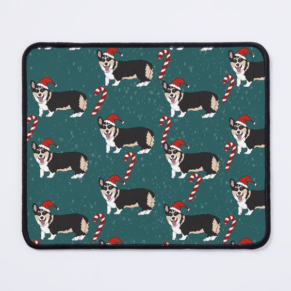 Item preview, Christmas Santa Corgi -Green designed and sold by KantstandyaC.