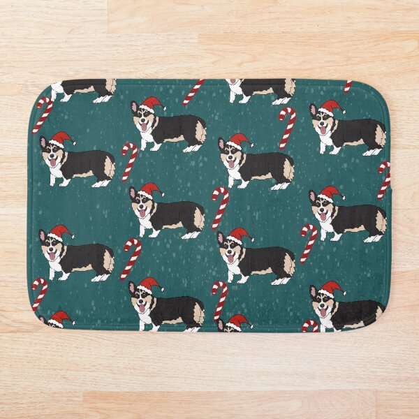 Item preview, Christmas Santa Corgi -Green designed and sold by KantstandyaC.