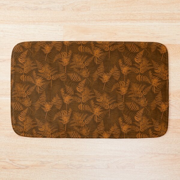 Item preview, Ferns Soft  Orange Half-Drop Repeat 5748 designed and sold by Art in My Loft.