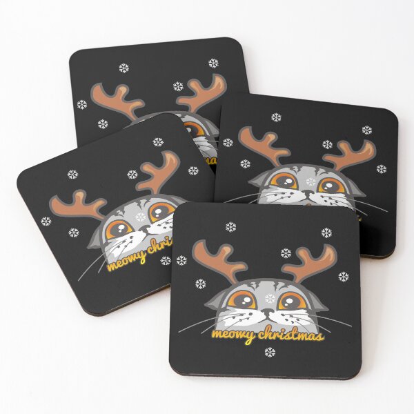 Item preview, cute meowy christmas designed and sold by Arctia.