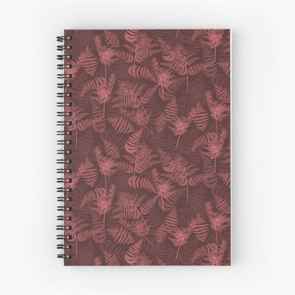 Item preview, Ferns Soft Red Half-Drop Repeat 5748 designed and sold by Art in My Loft.
