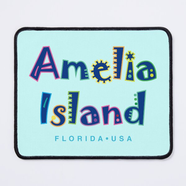 Item preview, Amelia Island Florida Tropical Type Design designed and sold by Futurebeachbum.