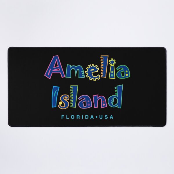 Item preview, Amelia Island Florida Tropical Type Design designed and sold by Futurebeachbum.