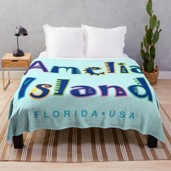Item preview, Amelia Island Florida Tropical Type Design designed and sold by Futurebeachbum.