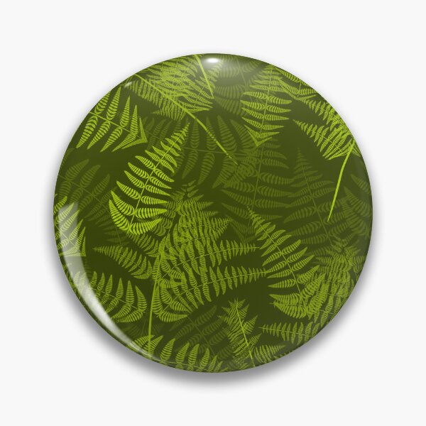 Item preview, Ferns Soft Neon Yellow Green Half-Drop Repeat 5748 designed and sold by Art in My Loft.