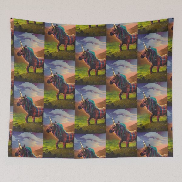 Item preview, Tartan unicorn (#05) [Create a set!] designed and sold by SolidEarthArt.