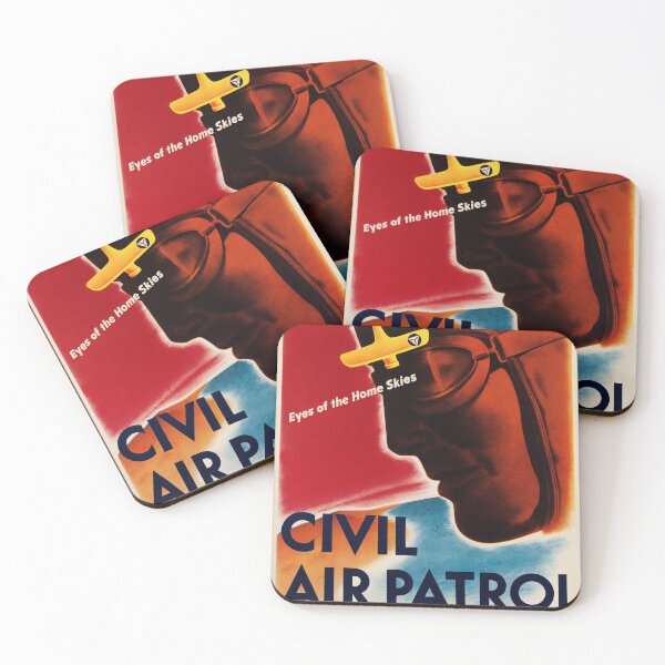 Item preview, CIVIL AIR PATROL Eyes of the Home Skies 1943 Vintage World War II Propaganda Poster designed and sold by retroposters.