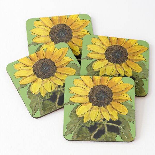 Item preview, Sunflower by BeeFoxTree (Lush Green Background) designed and sold by BeeFoxTree.
