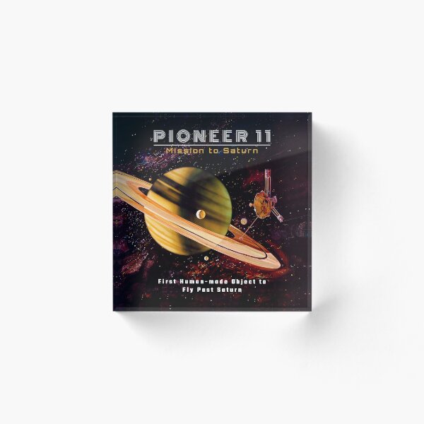 Item preview, Pioneer 11 - First Human-made Object to Fly Past Saturn  designed and sold by arthook.