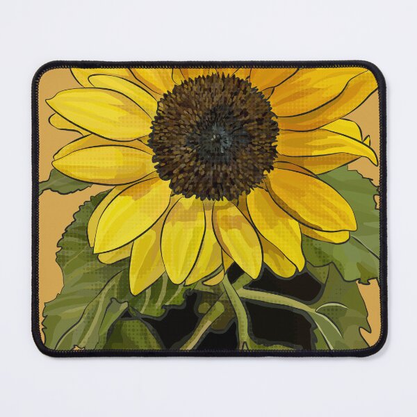 Item preview, Sunflower by BeeFoxTree (Ochre Background) designed and sold by BeeFoxTree.