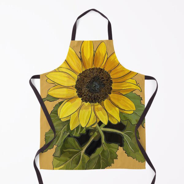 Item preview, Sunflower by BeeFoxTree (Ochre Background) designed and sold by BeeFoxTree.