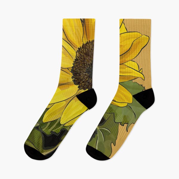 Item preview, Sunflower by BeeFoxTree (Ochre Background) designed and sold by BeeFoxTree.