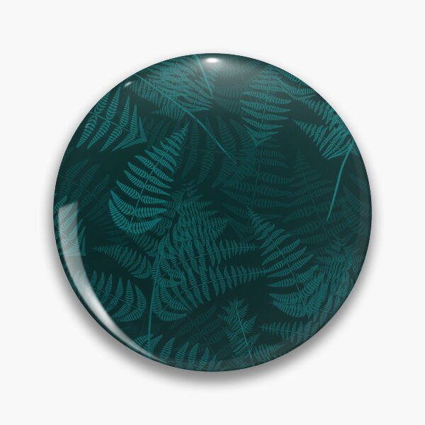 Item preview, Ferns Dark Teal Half-Drop Repeat 5748 designed and sold by Art in My Loft.