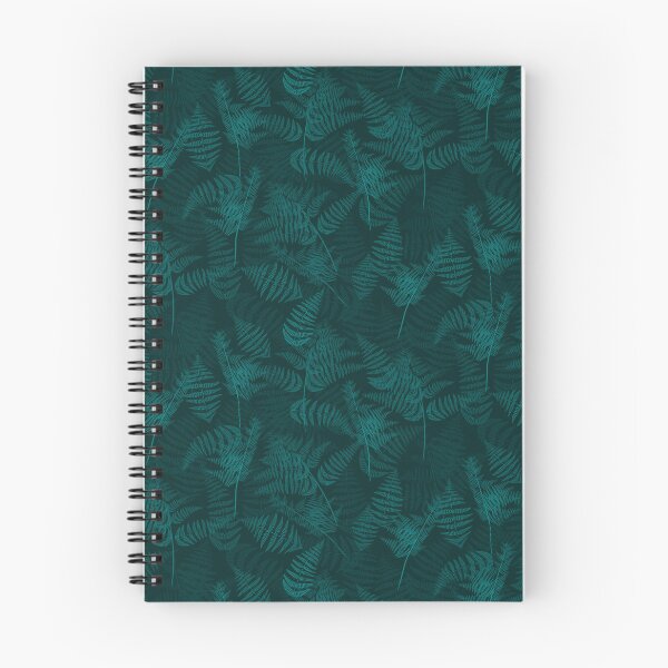 Item preview, Ferns Dark Teal Half-Drop Repeat 5748 designed and sold by Art in My Loft.