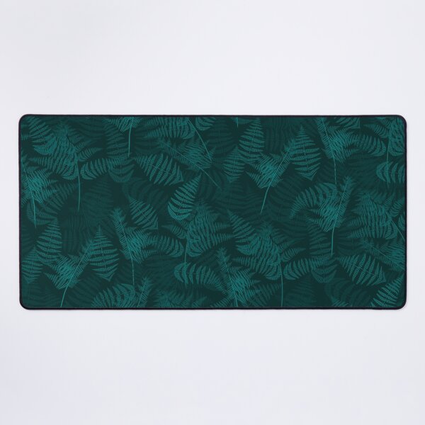 Item preview, Ferns Dark Teal Half-Drop Repeat 5748 designed and sold by Art in My Loft.