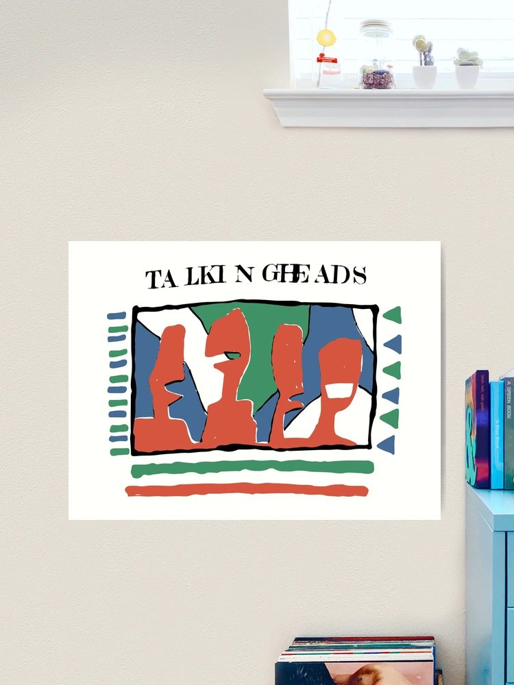 Talking Heads - Yellow 80's | Art Print