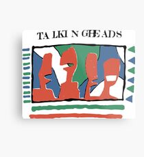 Talking Heads - Gelb 80 & nbsp; s Metalldruck