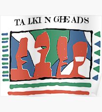 Talking Heads - Yellow 80's Poster
