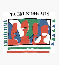 Talking Heads - Yellow 80's Photographic Print