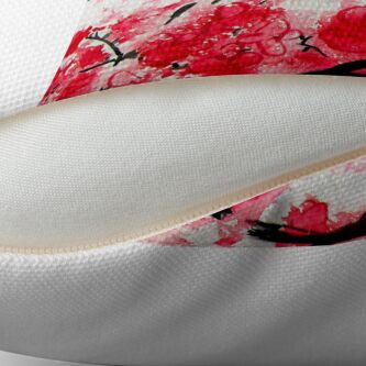 Alternate view of Cherry Blossoms Throw Pillow