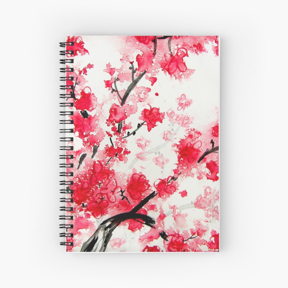 Cherry Blossoms Spiral Notebook