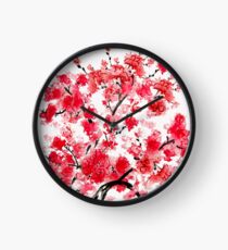 Cherry Blossoms Clock