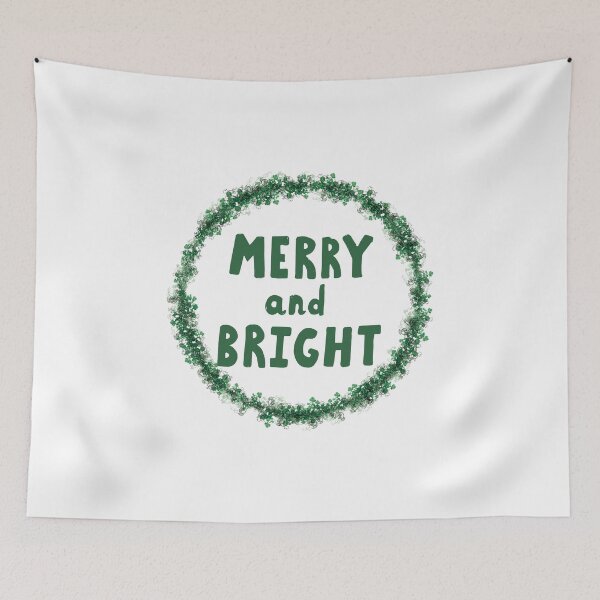 Item preview, Merry Christmas - Merry and Bright Design designed and sold by WBP Mart.