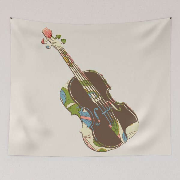 Item preview, Vintage violin design 1 designed and sold by kubranurgullu.