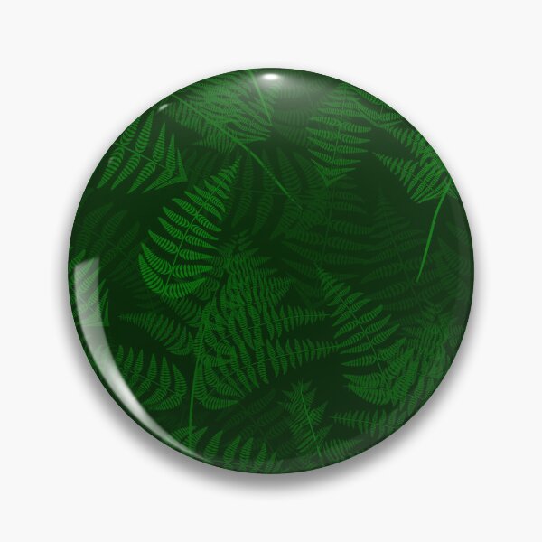 Item preview, Ferns Dark Green Half-Drop Repeat 5748 designed and sold by Art in My Loft.