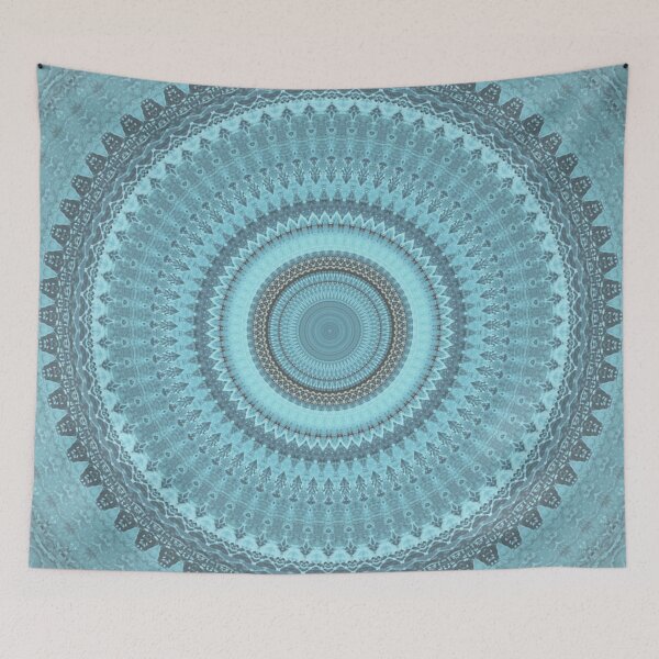 Item preview, Pastel Mandala Abstract Radial Symmetry Pattern Boho Vibes Aesthetic 7 of 10 designed and sold by Beachy.