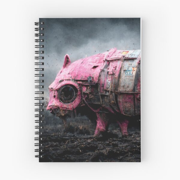 Item preview, mechanical pig designed and sold by ia-creating-art.
