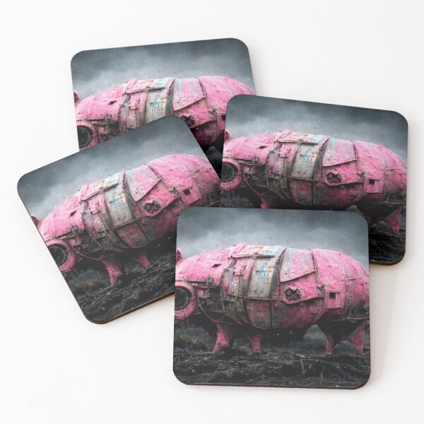 Item preview, mechanical pig designed and sold by ia-creating-art.