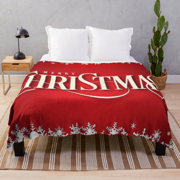 Item preview, Merry Christmas White on Red designed and sold by RightofCenter.