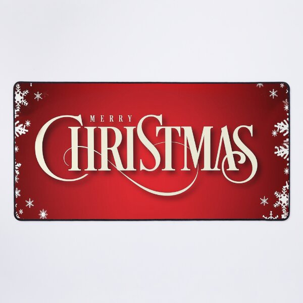 Item preview, Merry Christmas White on Red designed and sold by RightofCenter.