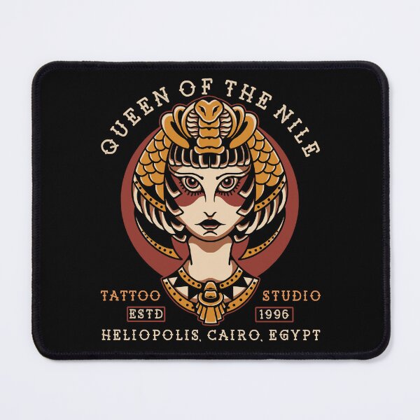 Item preview, Queen of the Nile, Tattoo Studio Design, Cairo, Egypt, Old School, Cleopatra Tattoo designed and sold by Proverbial Wisdom Design.