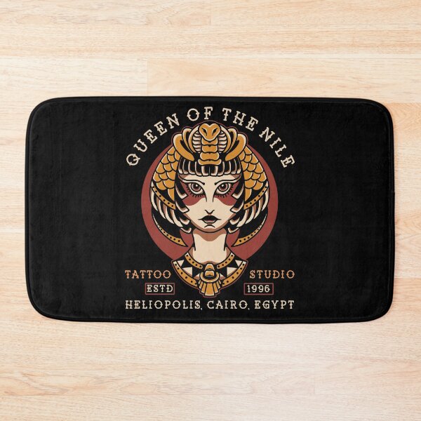 Item preview, Queen of the Nile, Tattoo Studio Design, Cairo, Egypt, Old School, Cleopatra Tattoo designed and sold by Proverbial Wisdom Design.