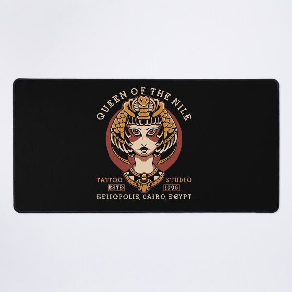 Item preview, Queen of the Nile, Tattoo Studio Design, Cairo, Egypt, Old School, Cleopatra Tattoo designed and sold by Proverbial Wisdom Design.