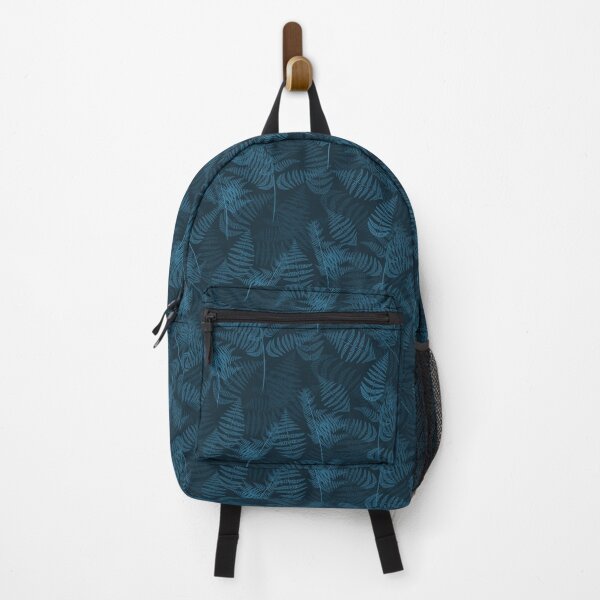 Item preview, Ferns Dark Electric Blue Half-Drop Repeat 5748 designed and sold by Art in My Loft.