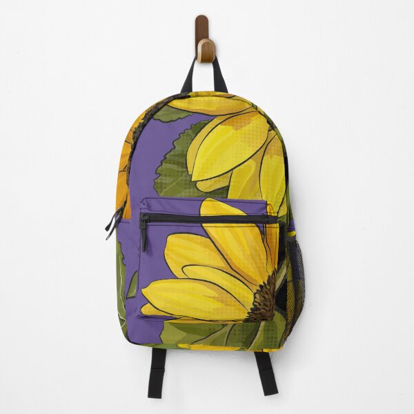 Item preview, Sunflower by BeeFoxTree (Ultraviolet Background) designed and sold by BeeFoxTree.