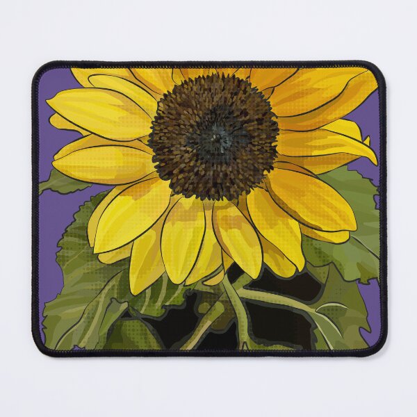 Item preview, Sunflower by BeeFoxTree (Ultraviolet Background) designed and sold by BeeFoxTree.