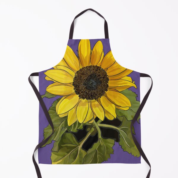 Item preview, Sunflower by BeeFoxTree (Ultraviolet Background) designed and sold by BeeFoxTree.