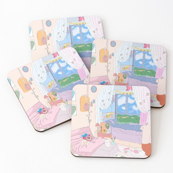 Item preview, Aesthetic anime girl room art designed and sold by Loveartse.