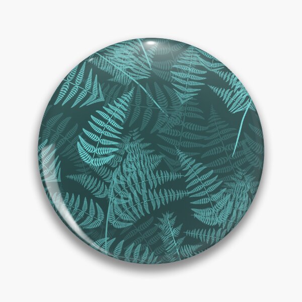 Item preview, Ferns Light Cyan Half-Drop Repeat 5748 designed and sold by Art in My Loft.
