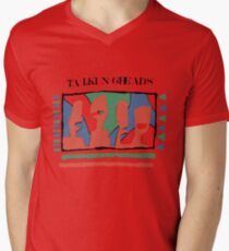 Talking Heads - Yellow 80's Men's V-Neck T-Shirt