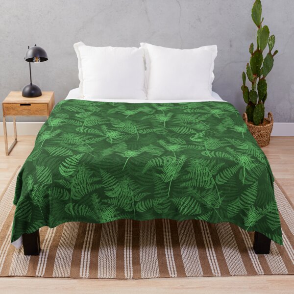 Item preview, Ferns Light Green Half-Drop Repeat 5748 designed and sold by Art in My Loft.