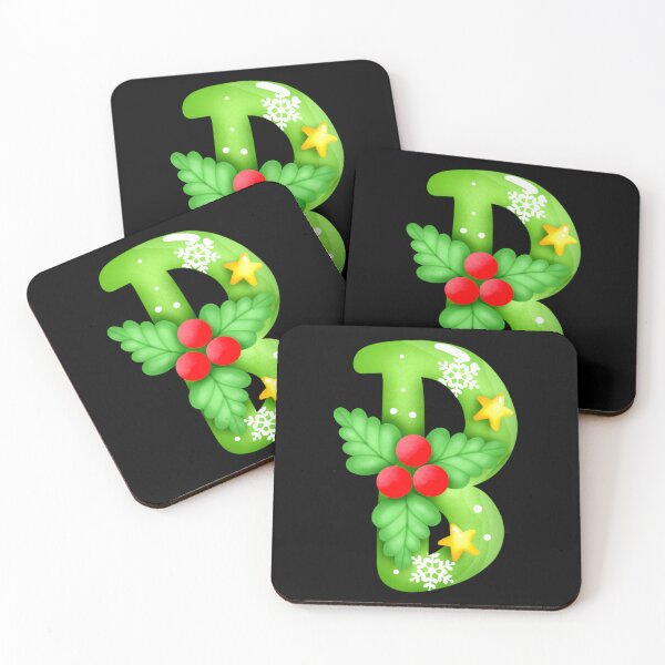 Artikelvorschau, Anfangsmonogramm-Weihnachtsfeiertags-Themenbuchstabe B entworfen und verkauft von WhatThePublicWa.