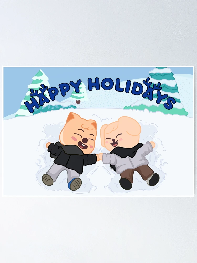 STRAY KIDS (SKZOO) Seungmin and Han Snow Angles 